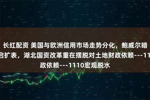 长红配资 美国与欧洲信用市场走势分化，鲍威尔暗示明年或重启扩表，湖北国资改革重在摆脱对土地财政依赖---1110宏观脱水