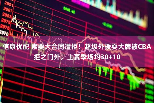 信康优配 索要大合同遭拒！超级外援耍大牌被CBA拒之门外，上赛季场均30+10