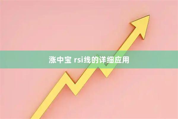 涨中宝 rsi线的详细应用