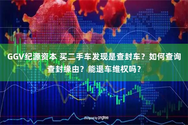 GGV纪源资本 买二手车发现是查封车？如何查询查封缘由？能退车维权吗？
