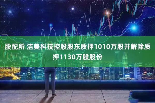 股配所 洁美科技控股股东质押1010万股并解除质押1130万股股份